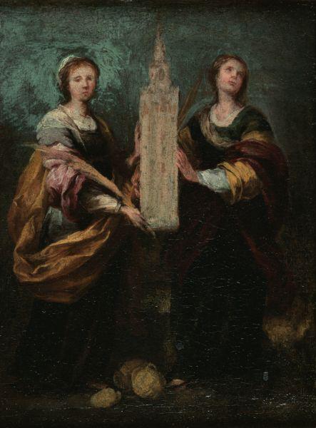 Bartolome Esteban Murillo St. Justa and St. Rufina oil painting image